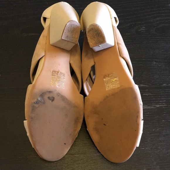 Jeffrey Campbell Stacked Heel Sandals - sz 8.5 - Picture 6 of 14